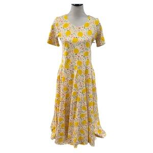 EleStory Women’s Organic Cotton Lemon Dress Size XL